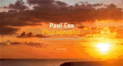 Desktop Screenshot of paulcoxphotographic.com